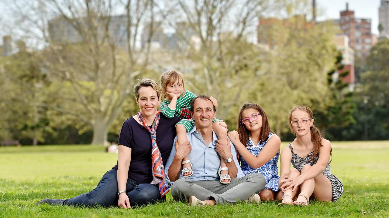 Dave Sharma with family